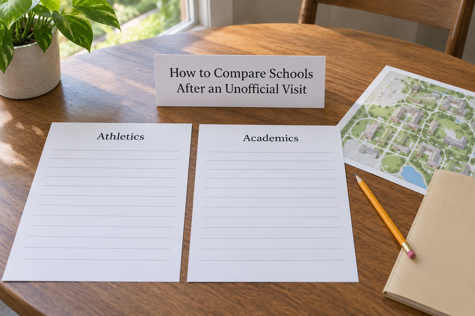 How to Compare Schools After an Unofficial Visit