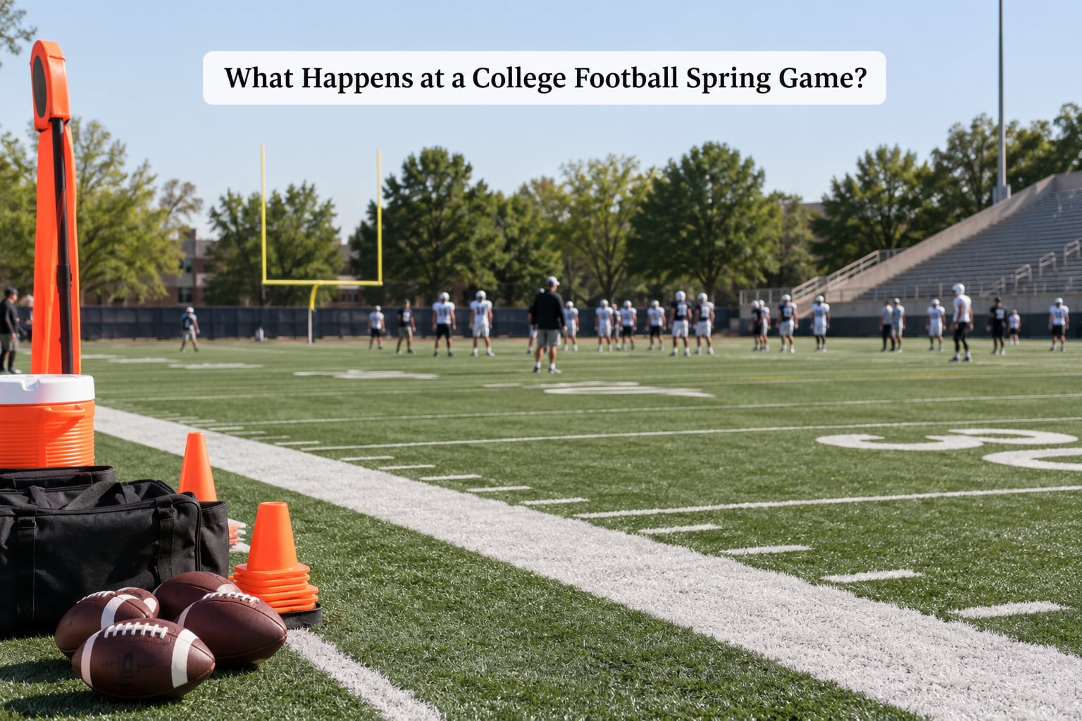What Happens at a College Football Spring Game?
