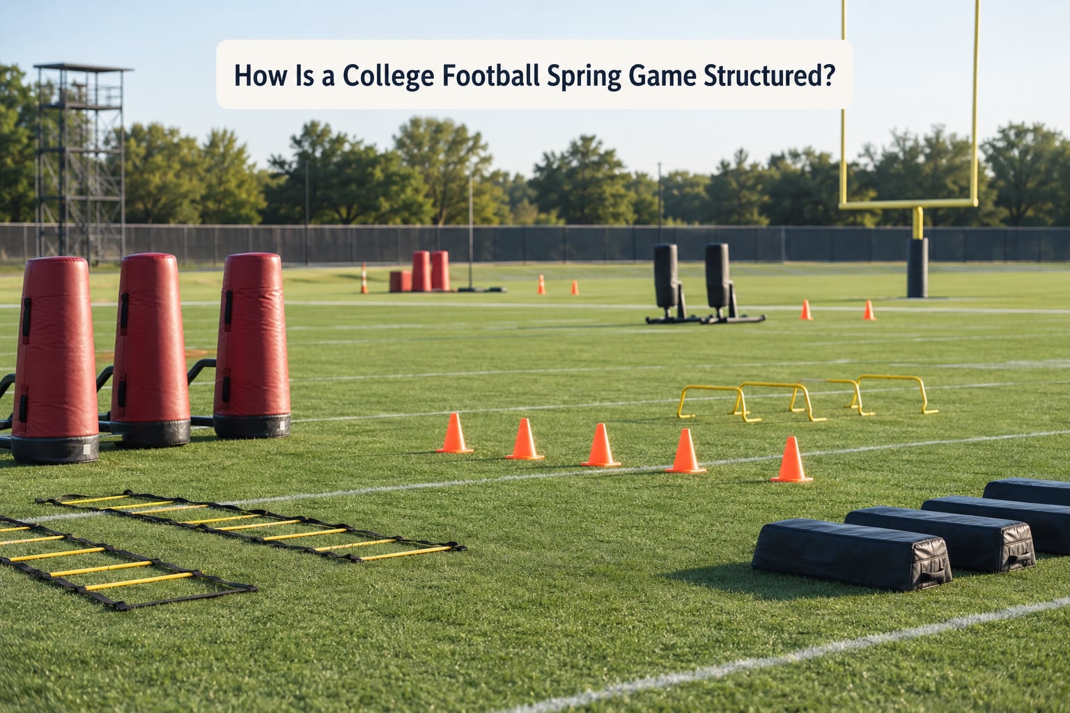 How Is a College Football Spring Game Structured?