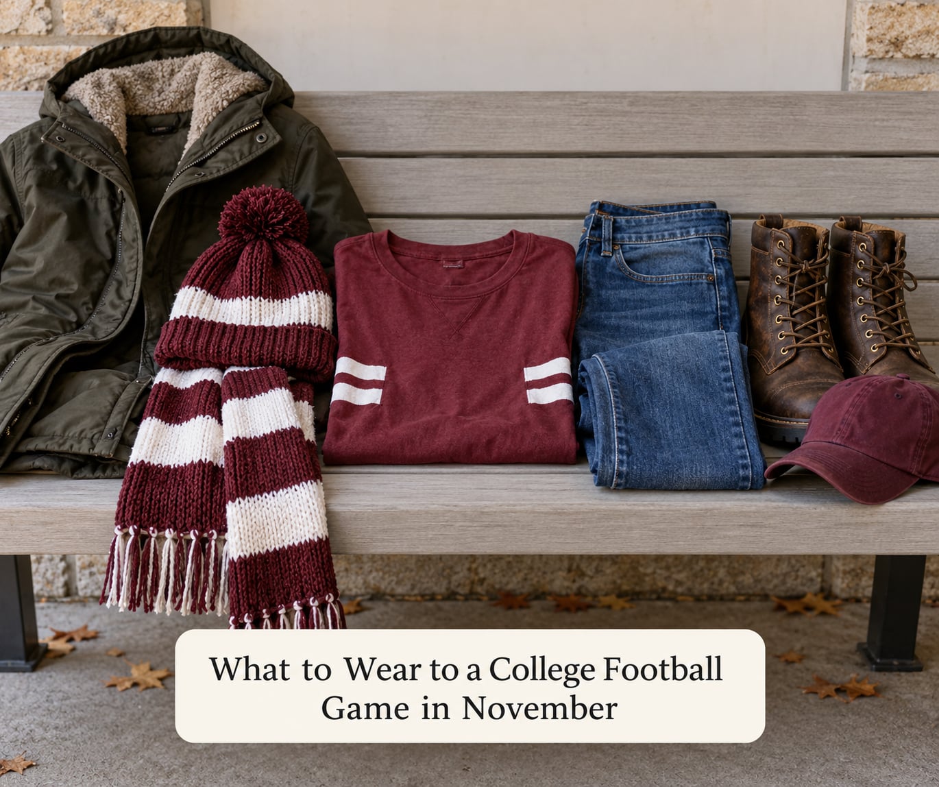 What to Wear to a College Football Game in November
