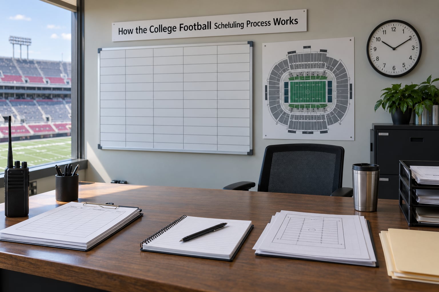 How the College Football Scheduling Process Works